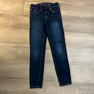 Dark Blue Next Level Stretch American Eagle Jeans/ size 00